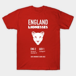 England Lionesses - UEFA Women's EURO Football Winners 2022 T-Shirt